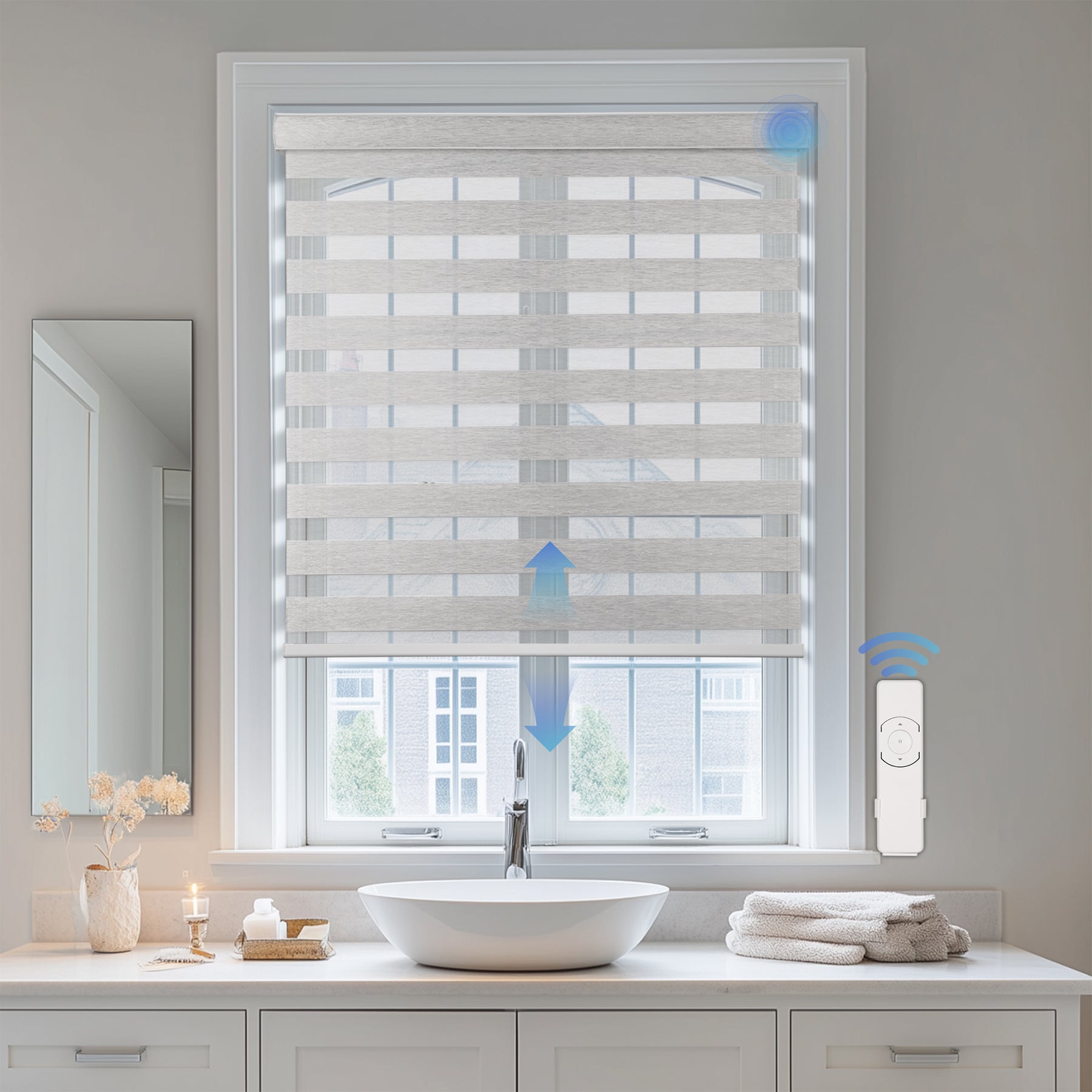 Light Filtering Cordless Zebra Shades