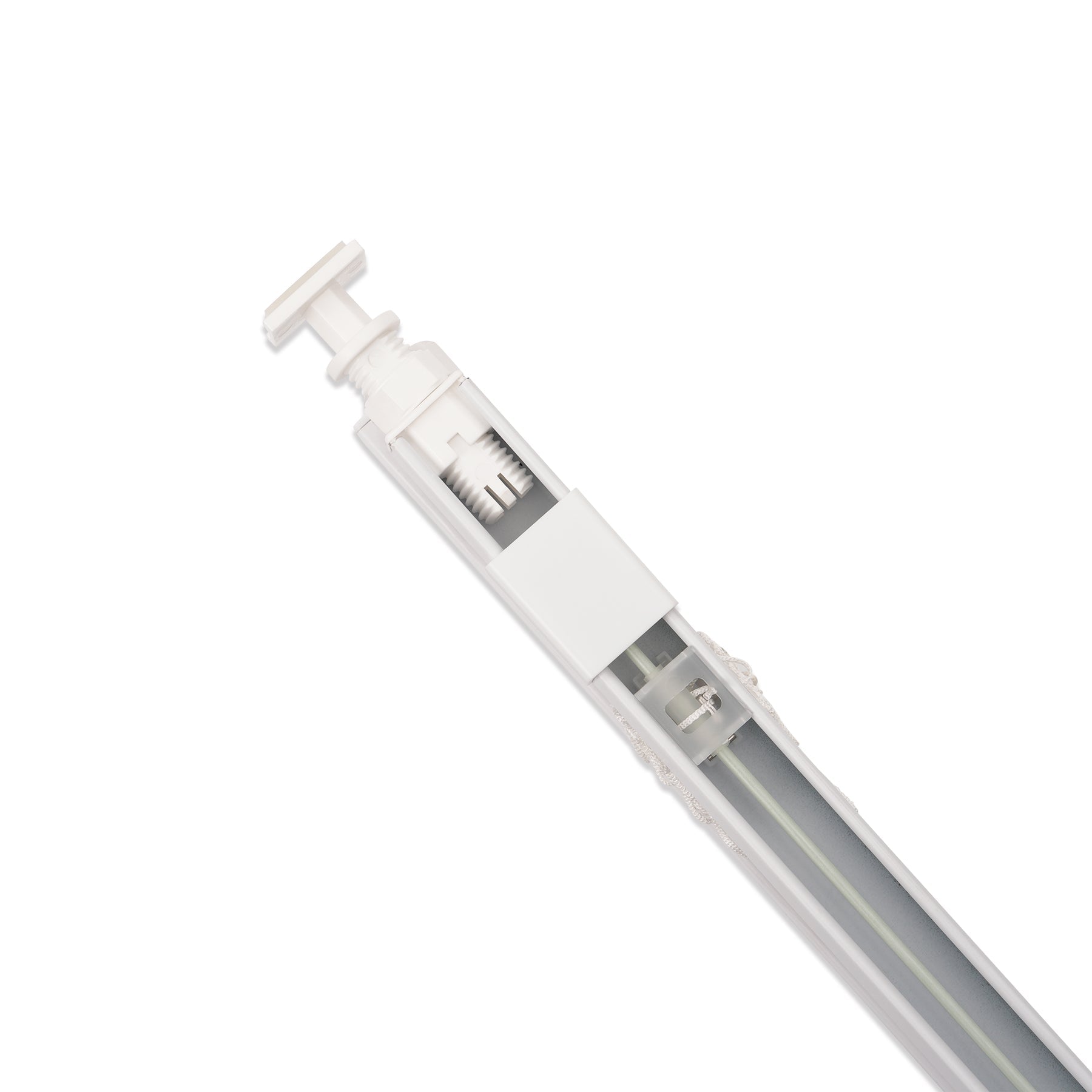 No-Drill Cordless 1-Inch PVC Mini Blinds