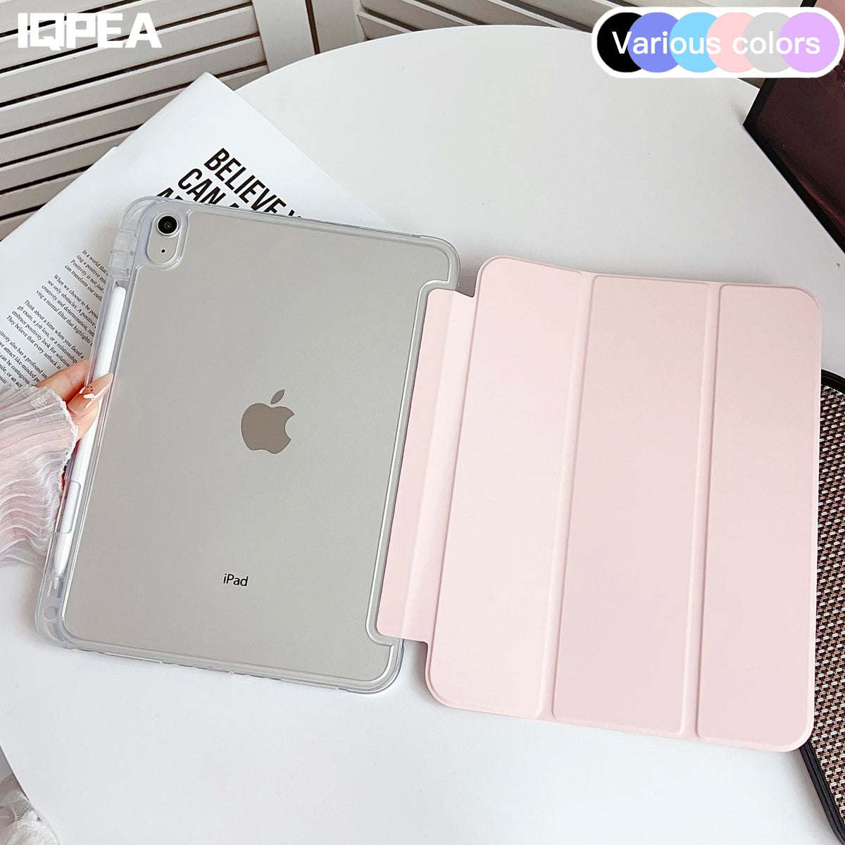 For 2026 iPad Air 11 Case iPad 10th Generation 11th A16 9th Mini6 7 13in iPad Pro11 4 5 10.9in 12.9 M2 M3 M4 M5 Holder Case