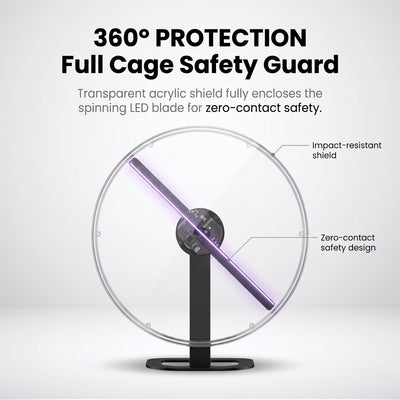 Holo-Vision   3D   Display:   High-Resolution   Holographic   Advertising   Solution   42cm-   16.5   inch