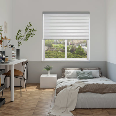 Room Darkening Privacy Protection Zebra Shades