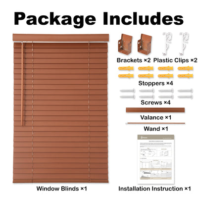 Room Darkening Natural Eco-Friendly Wood Blinds