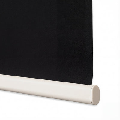 No-Drill Blackout Roller Shades with Fabric Valance