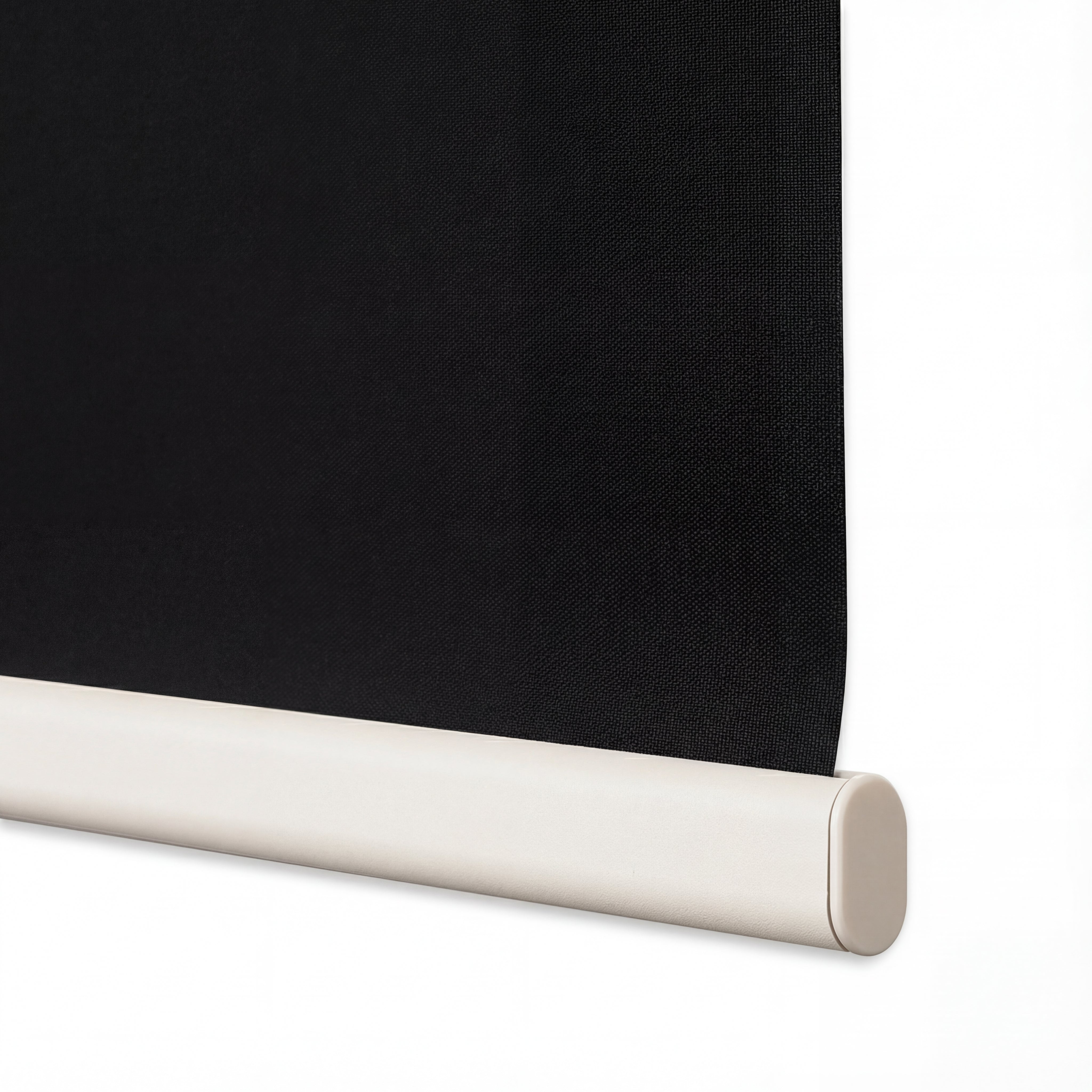 No-Drill Blackout Roller Shades with Fabric Valance