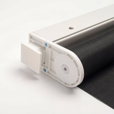 No-Drill Blackout Roller Shades with Fabric Valance