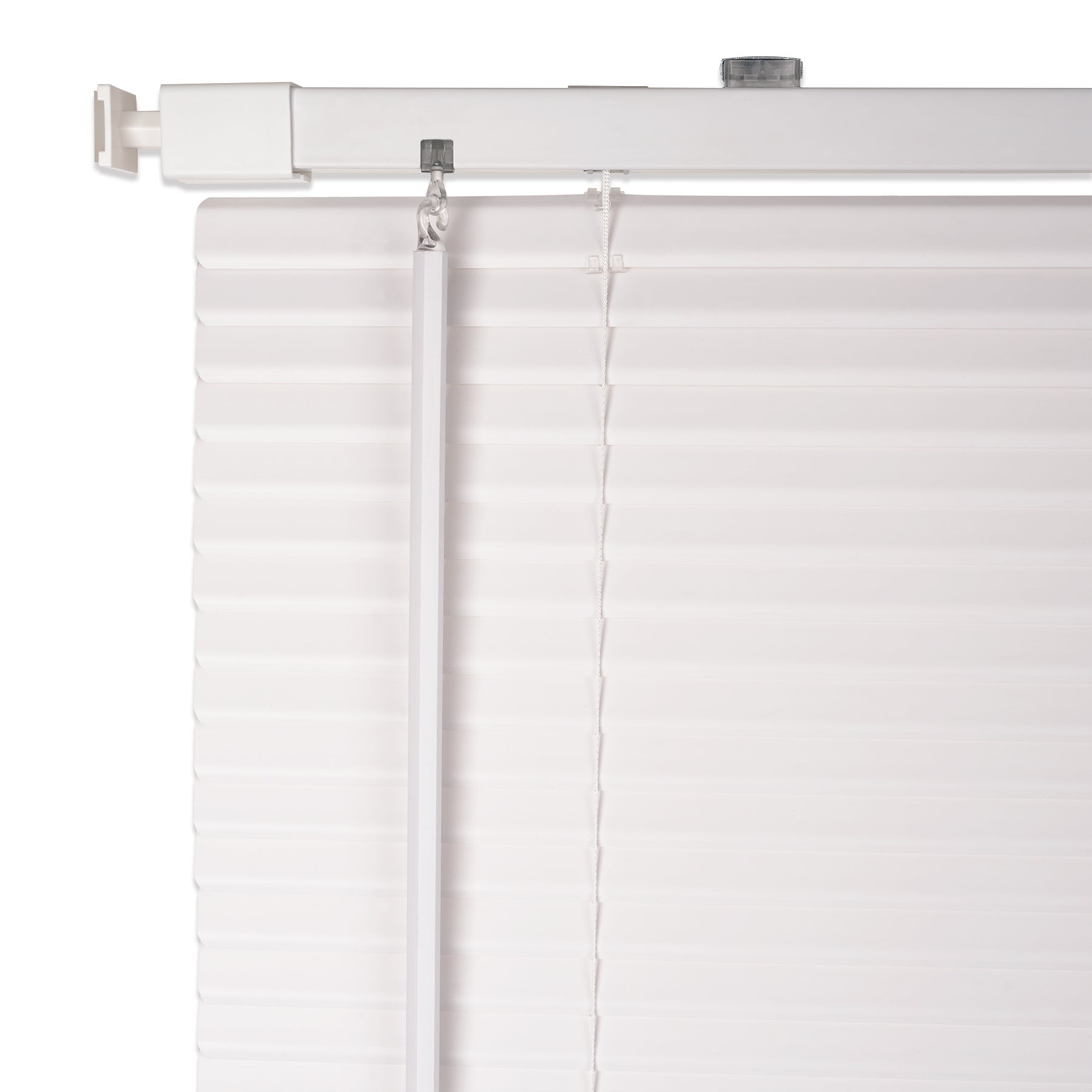 No-Drill Cordless 1-Inch PVC Mini Blinds