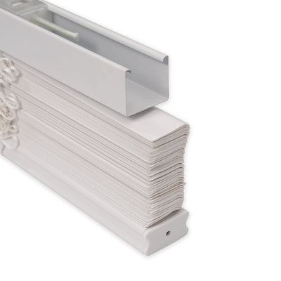 No-Drill Cordless 1-Inch PVC Mini Blinds