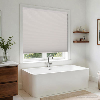 No Drill Waterproof Honeysilk™ Cellular Shades