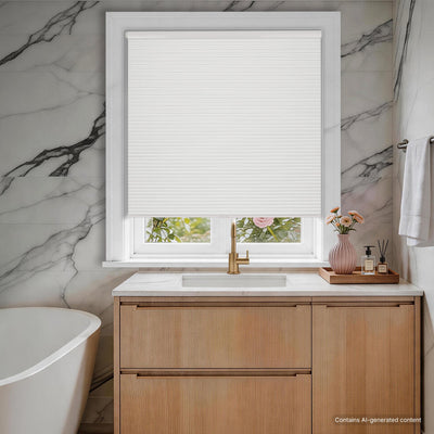 No Drill Waterproof Honeysilk™ Cellular Shades