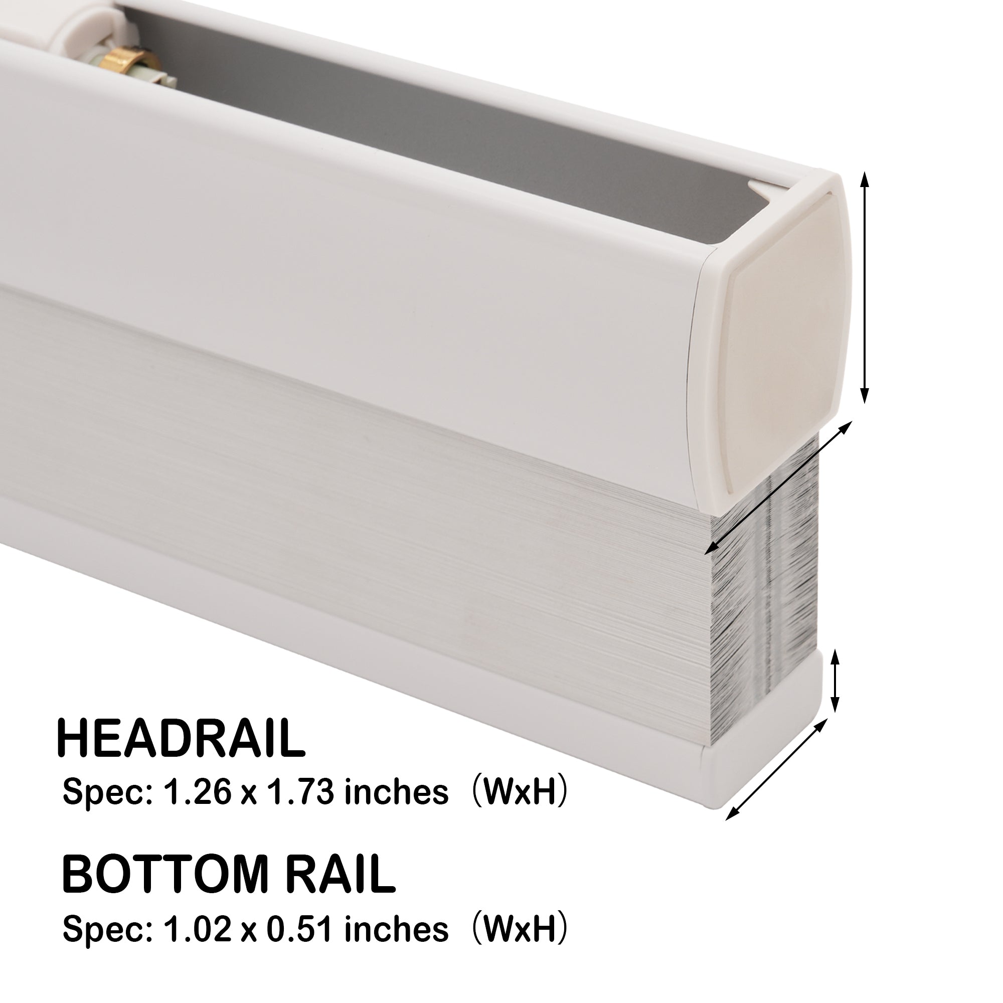 No Drill Waterproof Honeysilk™ Cellular Shades