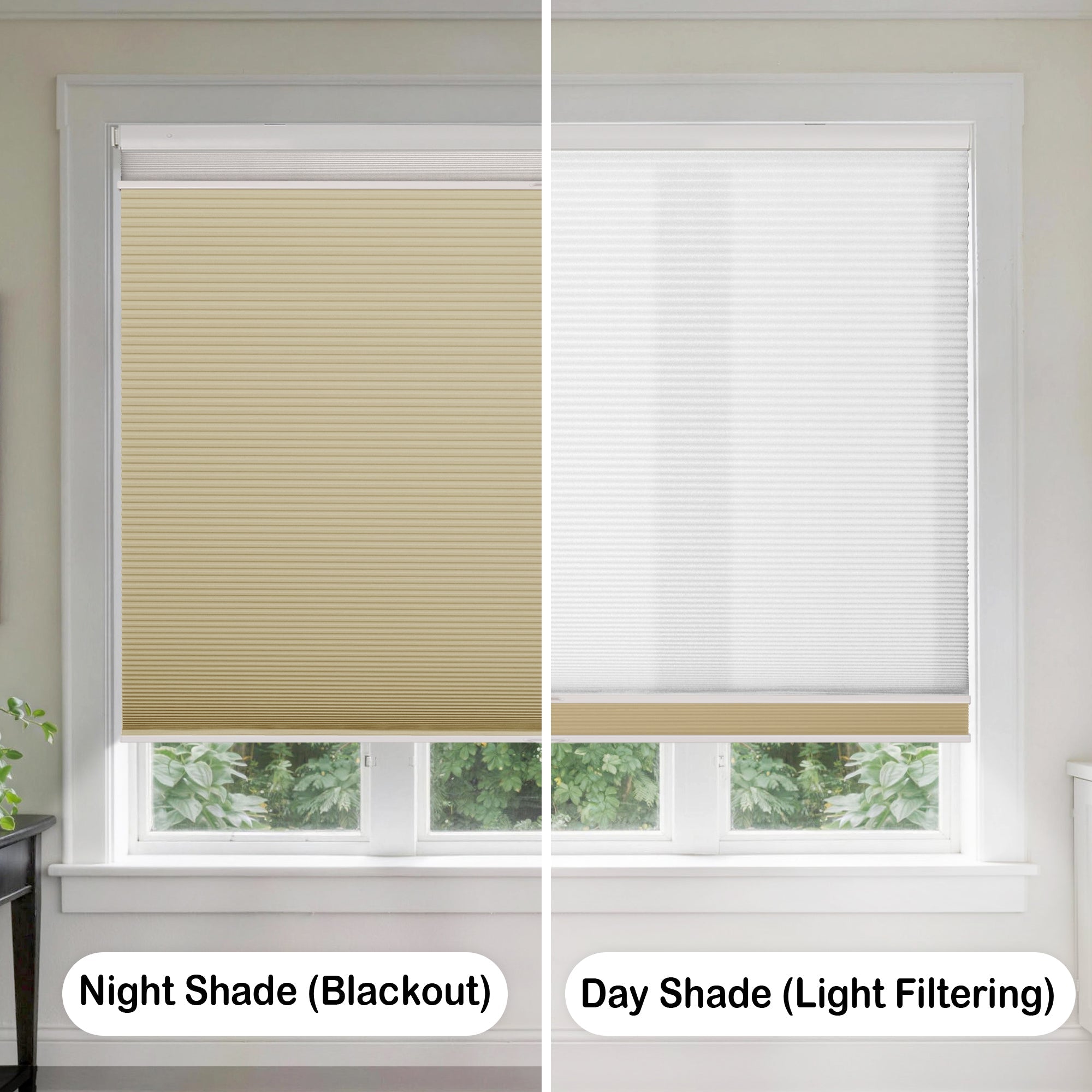 No Drill Honeysilk™ Day and Night Cellular Shades