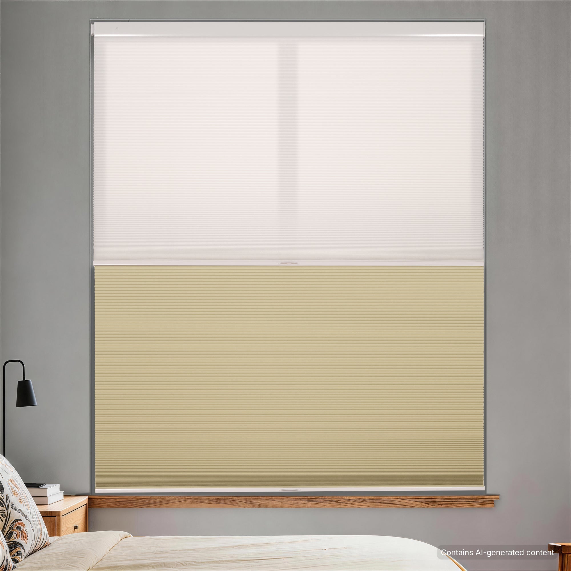 No Drill Honeysilk™ Day and Night Cellular Shades