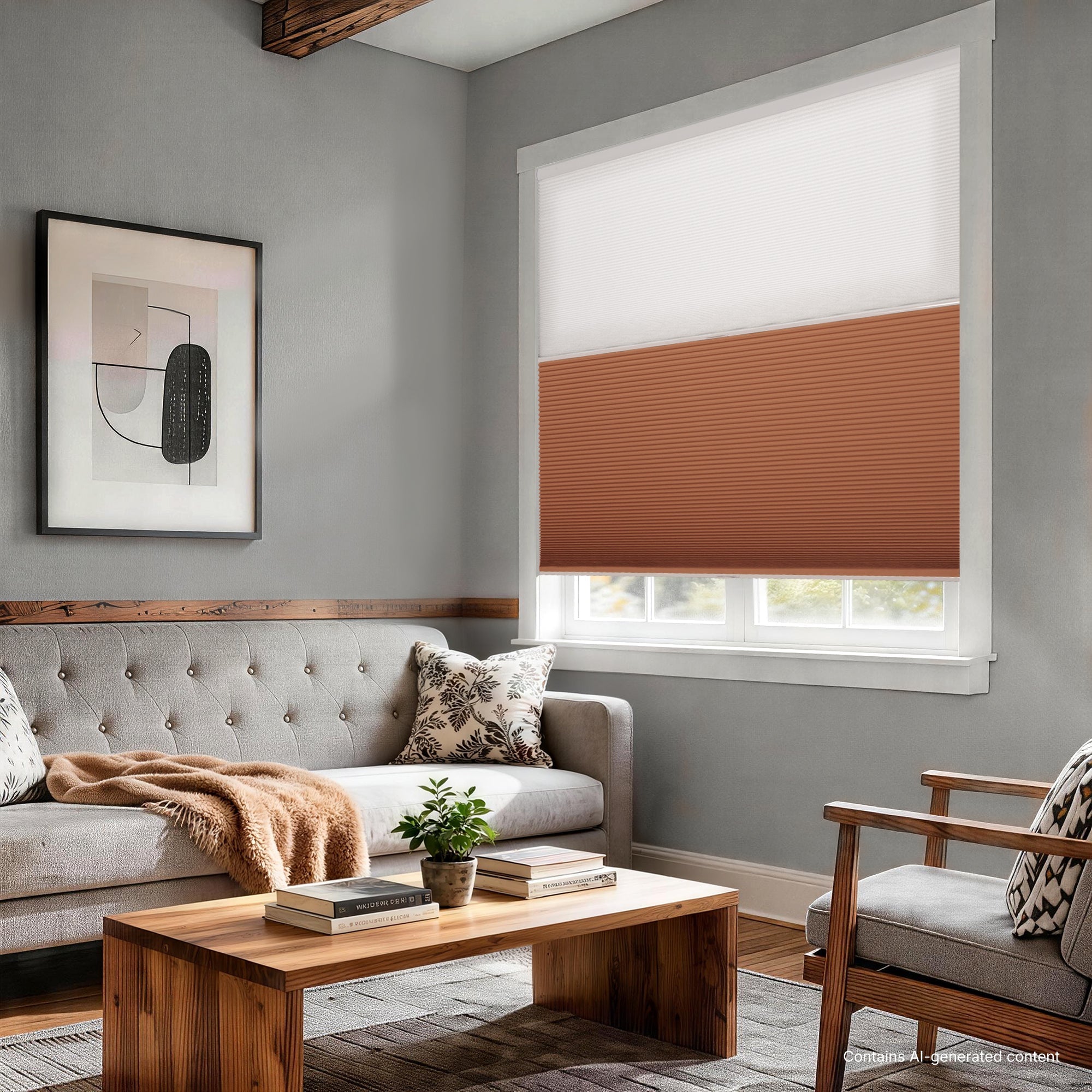 No Drill Honeysilk™ Day and Night Cellular Shades