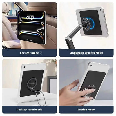Universal Magnetic Adhesive Stand Plate For IPad/Tablet Hands-Free Holder With Strong Sticky For Reading Watching Drawing New