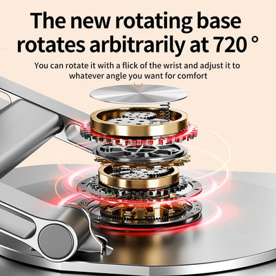Laptop Stand 360° Rotatable Notebook Holder Liftable Desk Riser Stand Aluminum Alloy Stand Compatible With 9.7-17.3 Inch Laptops