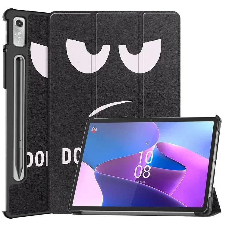 For Lenovo tab P12 12.7 2023 Case Magnetic Tri-Folding PU Leather Stand Tablet Cover for Xiaoxin Pad Pro 12.7 12 7 inch TB371FC