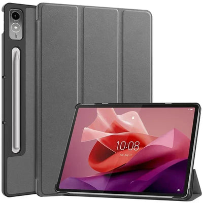For Lenovo tab P12 12.7 2023 Case Magnetic Tri-Folding PU Leather Stand Tablet Cover for Xiaoxin Pad Pro 12.7 12 7 inch TB371FC